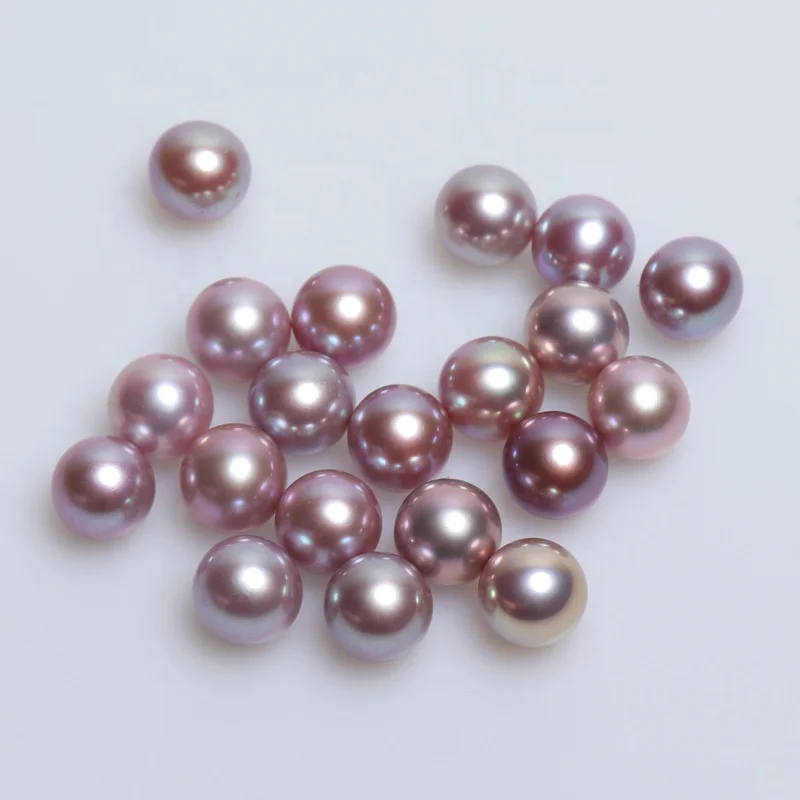 zhuji china cultured natural real freshwater pearl strand string beads wholesale loose round white freshwater pearl for jewelry