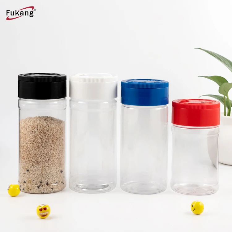 2021 Hot Selling 3Oz 4Oz 6Oz 8Oz Spice Bottle Jar Unique Salt And Pepper Shakers With Flip Slip