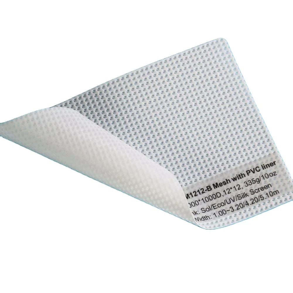 Наружный и внутренний гибкий сетчатый баннер в рулонах