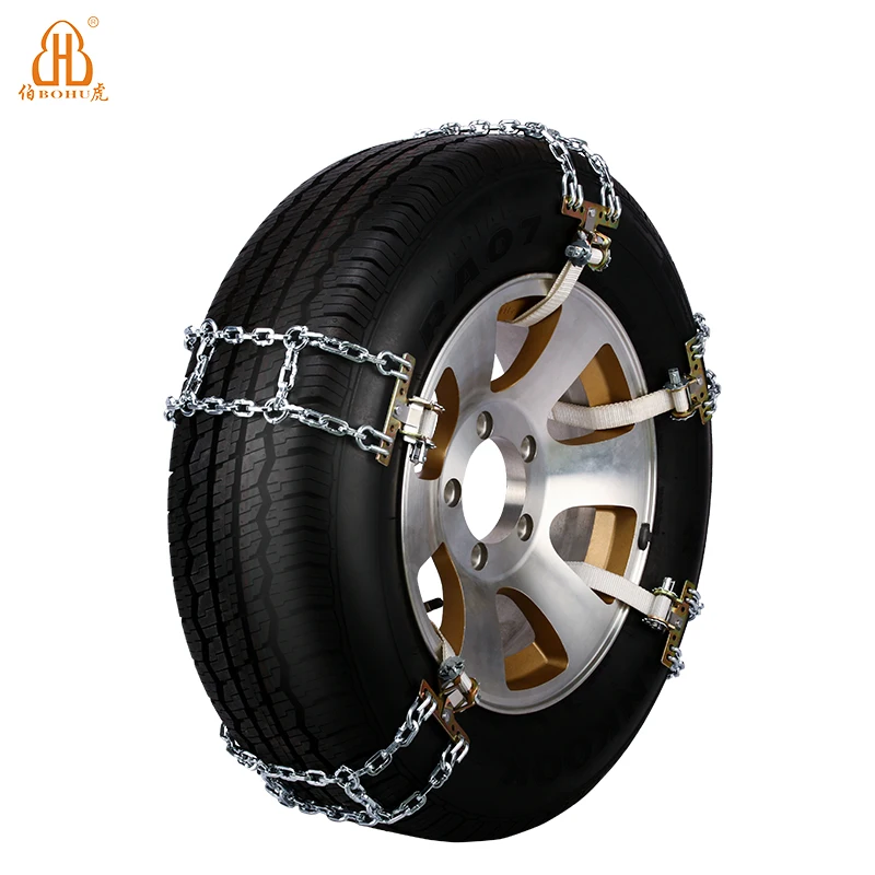 BOHU BW tire chain zinc plated emergency Universal anti-skid Snow mush Tire Chain for cars