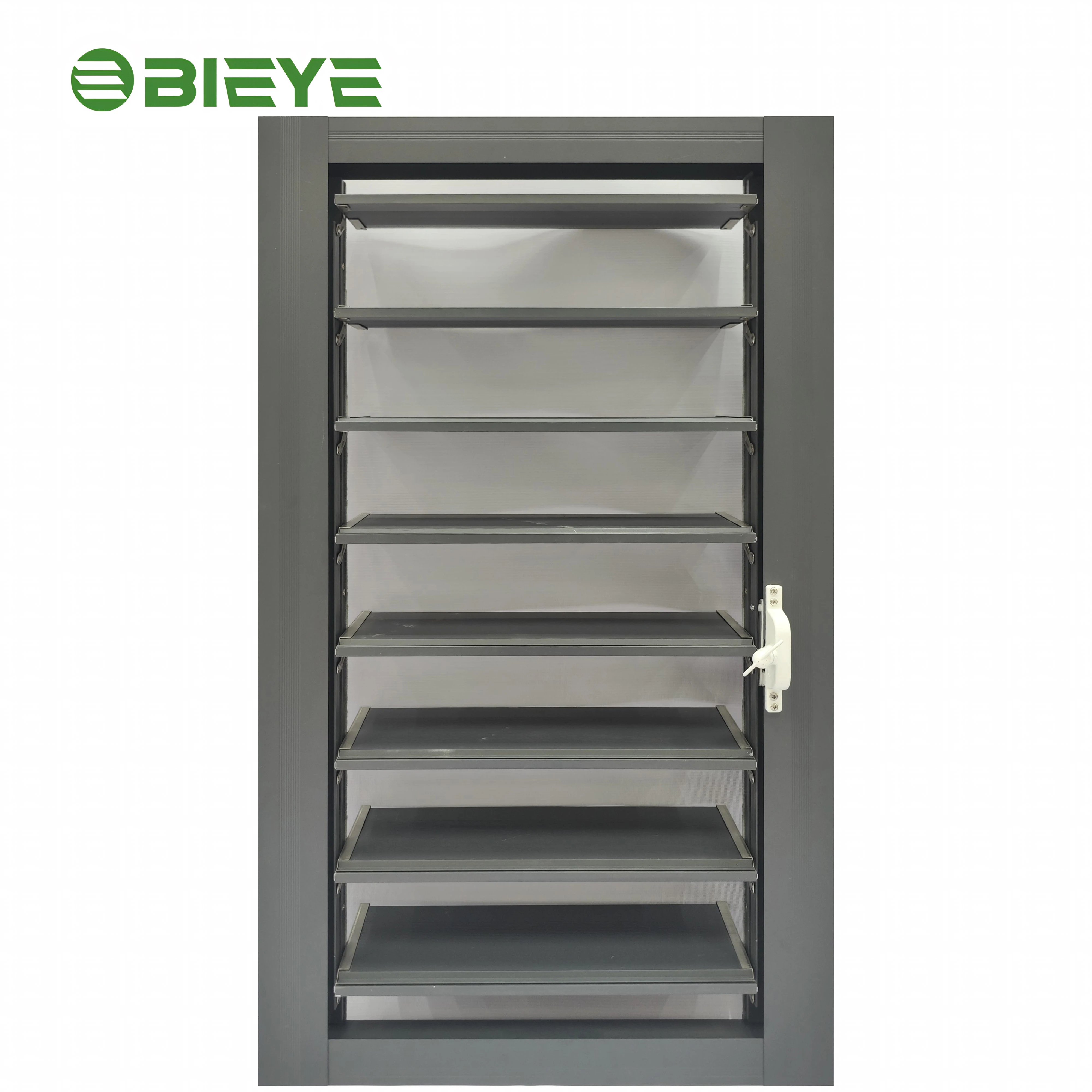 Electric/Manual Aluminum Louver Outdoor Louvers Aluminum Frame Window Louvered Shutters SunShade with opener linear actuator