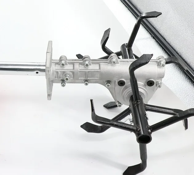 
gasoline petrol grass trimmer brush cutter tiller head attachment weeder tiller cultivator head 