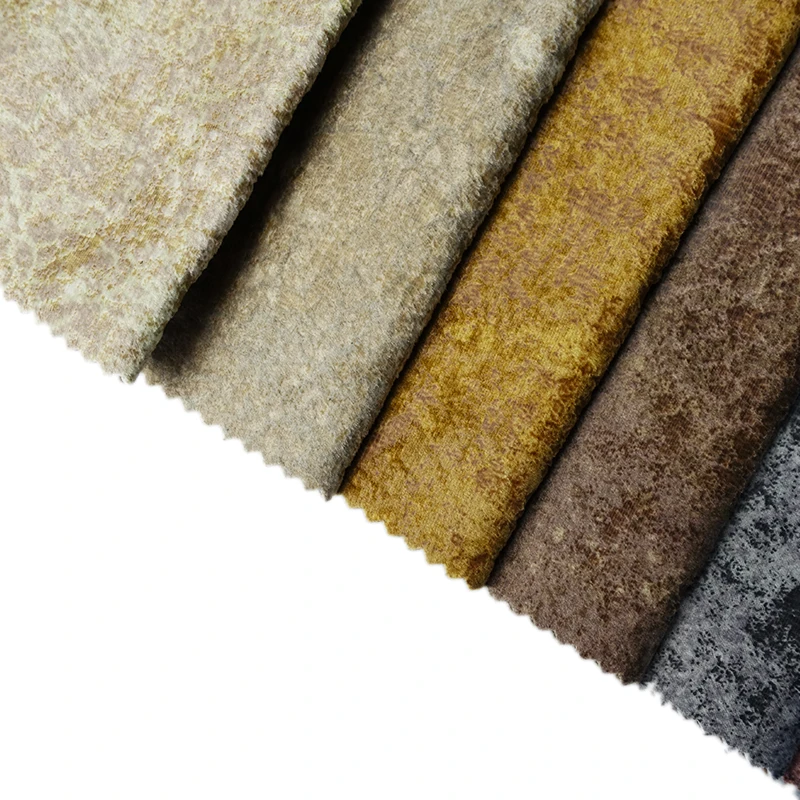 factory price foil soft velvet fabric for upholstery