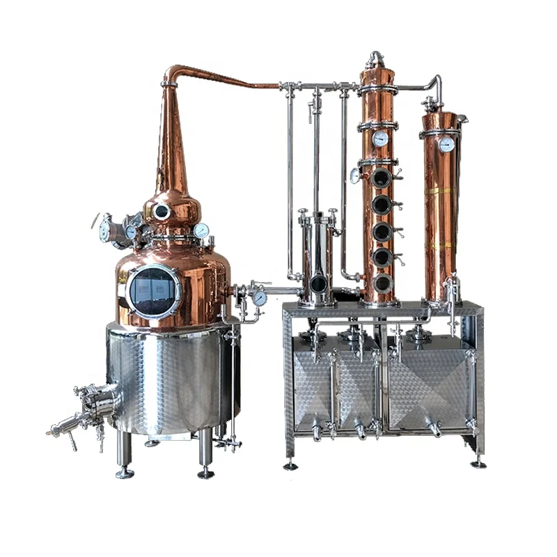 home alcohol distilling equipment distillery 200ltr whisky distillation equipment