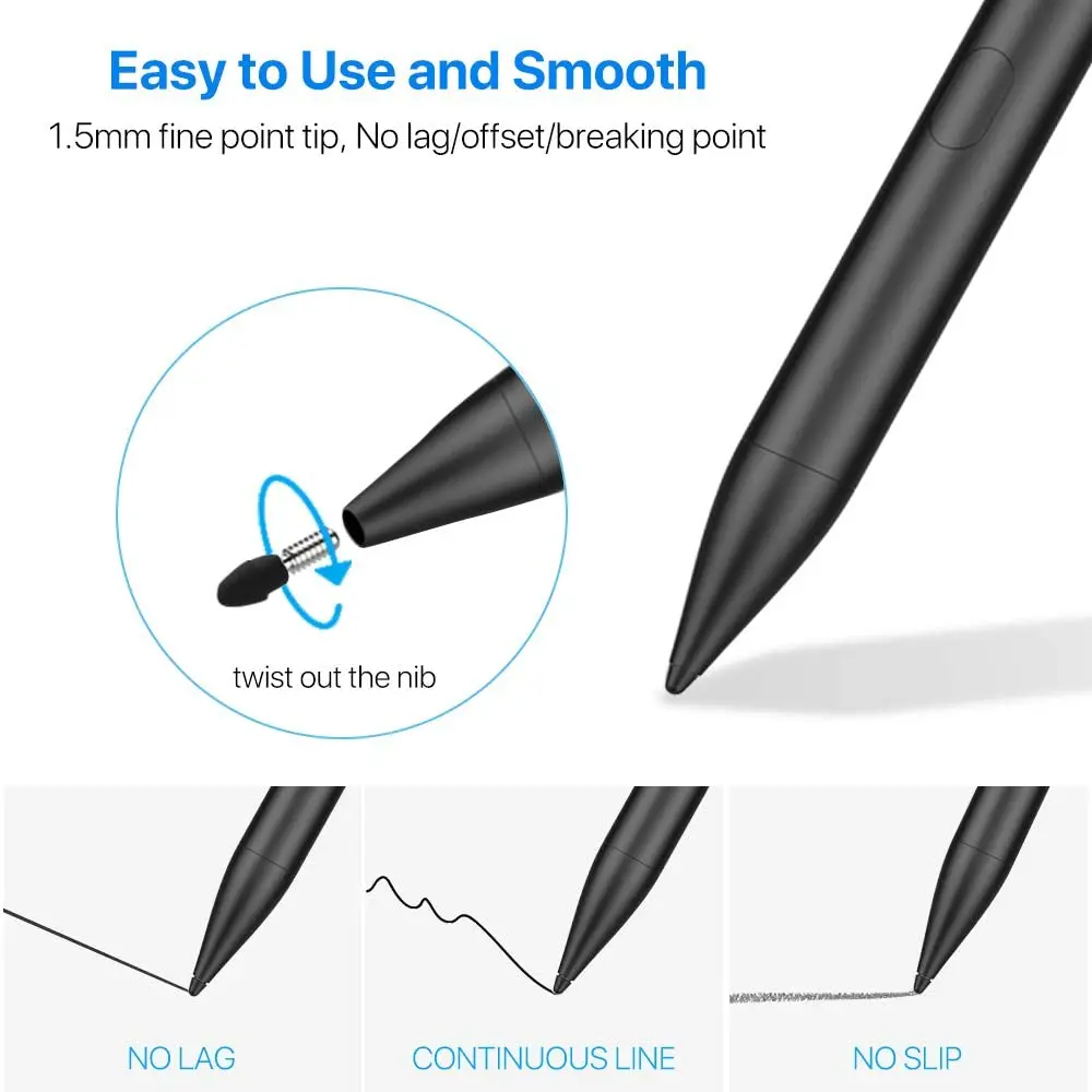  Upgraded Active Capacitive Pen For Pad for Tablet Pencil Touch Screen