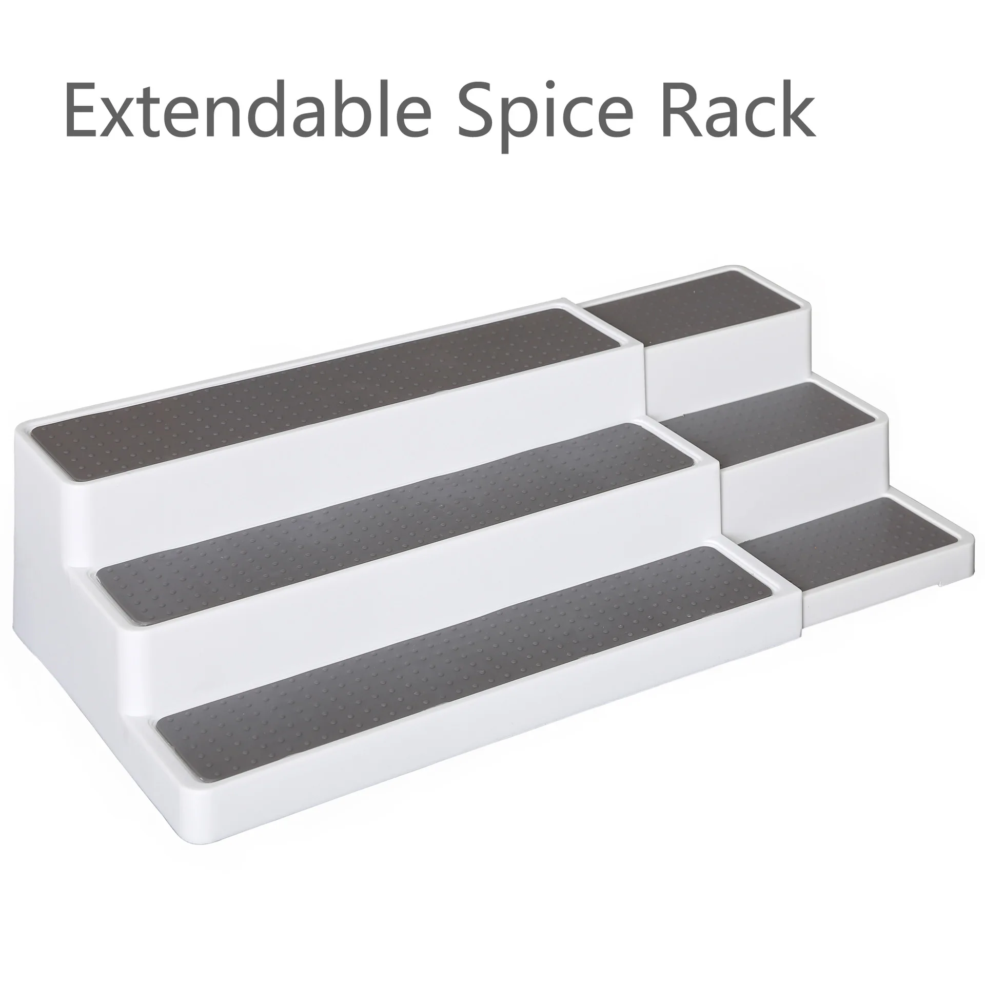 Countertop Storage Kitchen Cabinet Organizer 3 Tier Plastic Spice Rack drawer organizer