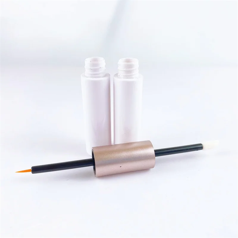 5ml*2 In 1 Liquid Cosmetics Eyeliner Lip gloss Tube Double End Eyelash Sealant Two Ends Adhere Lash Glue Mascara Remover Tube
