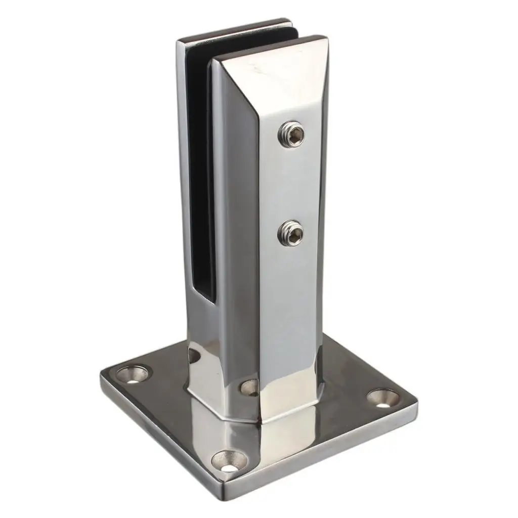 ZD Villa Exterior Baluster And Railing Factory Safety Polished Stainless Steel Glass Spigot