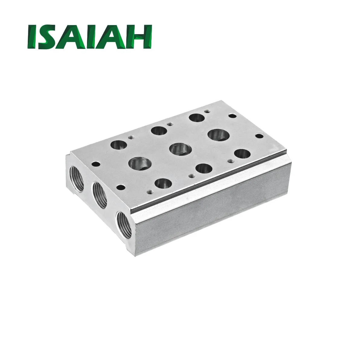 Vf Series China Manufacturer Solenoid Valve Base Seat SMC type Aluminum Alloy Valve Manifold