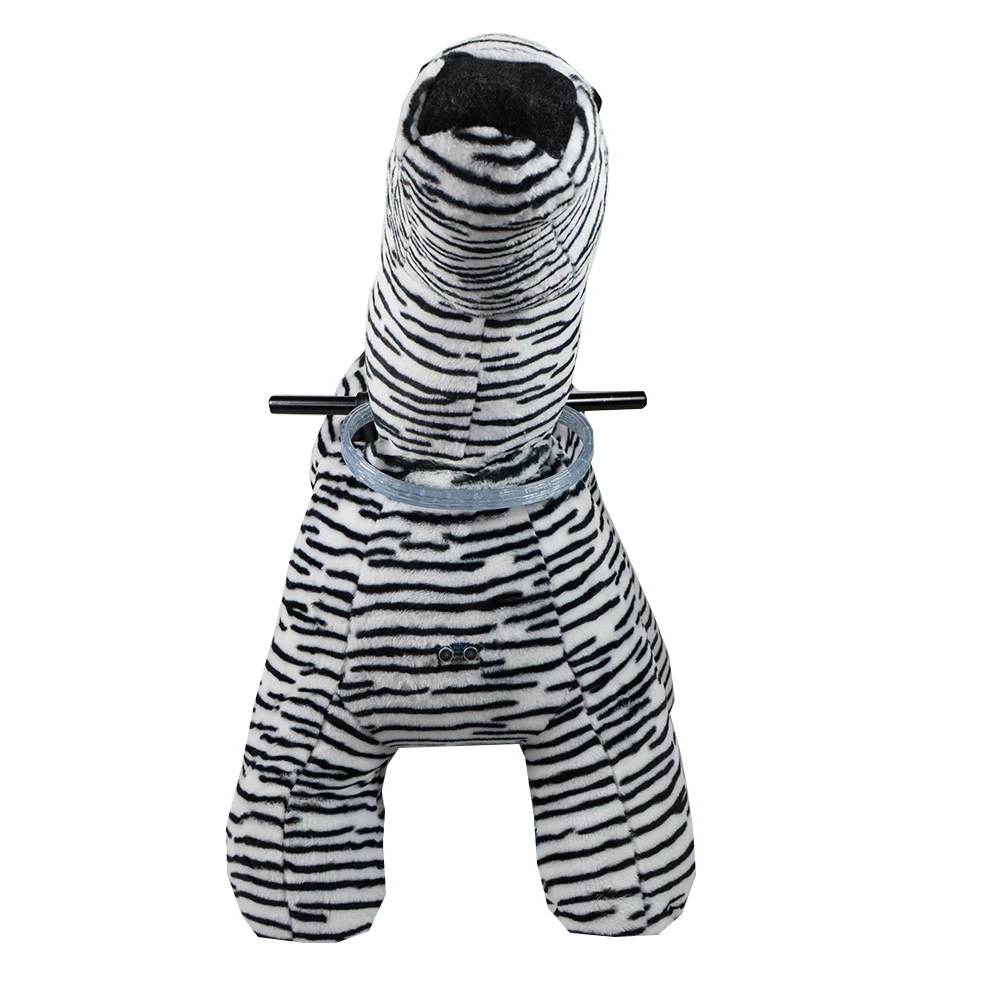 Custom Rechargeable Electric Animal Kiddie Ride On Toy Plush Animal Electric Scooters For Kid