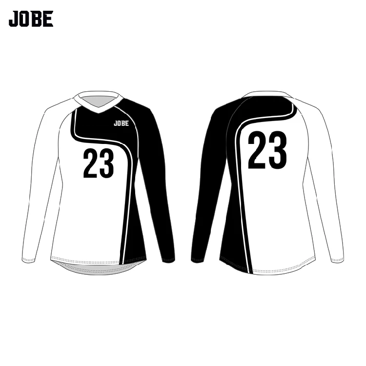 
 Специальный полиэстровый сублимированный длинные школьные рубашки с длинным рукавом Женские сублимации волейбол Джерси  