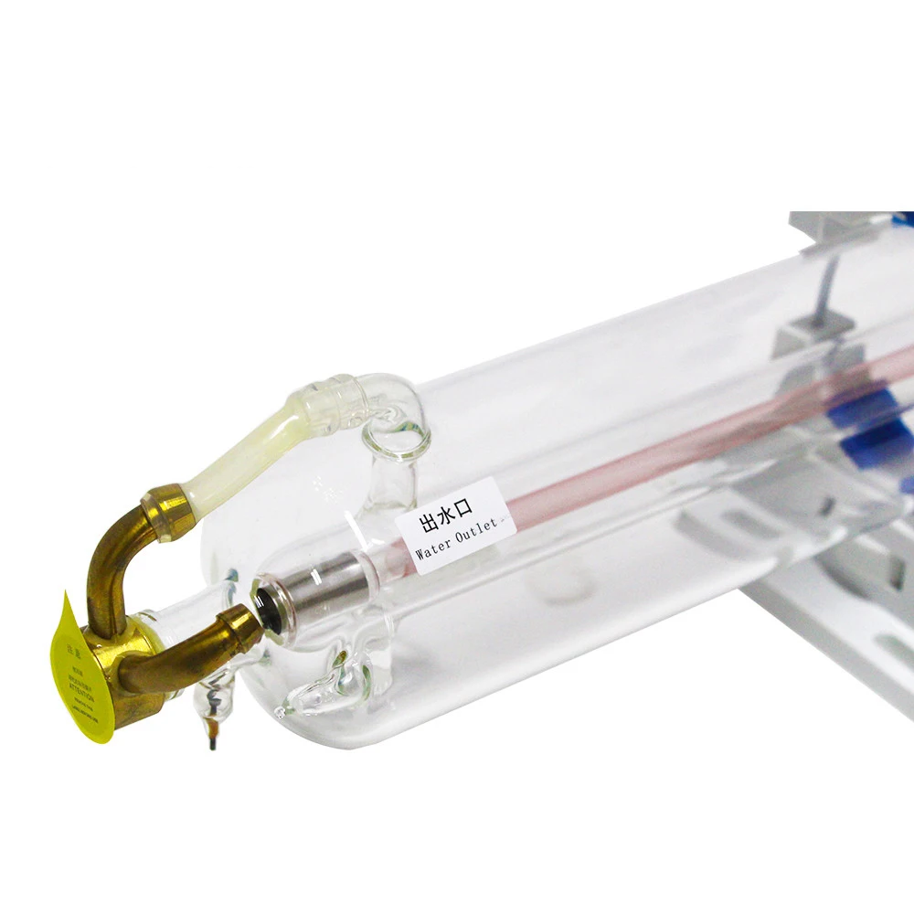 Yongli R7 Co2 Laser Tube 130W Rated Power 150W Max Power 1650mm Length 80mm Diameter for Laser Tube Cutting