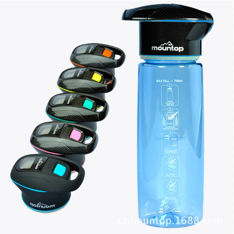 Creative outdoor camping sports water jug Lighting filter creative sterilizing