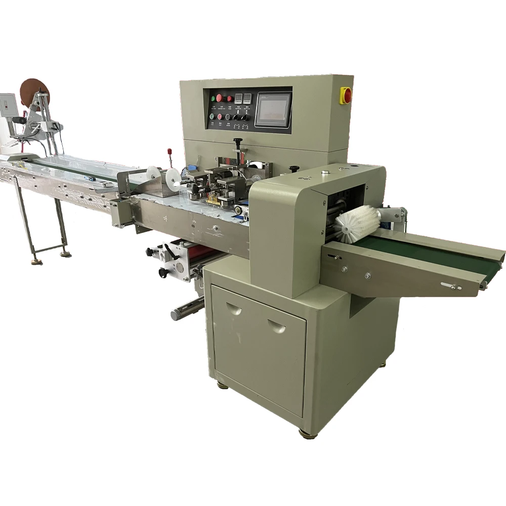 2022 Vegetable And Food Flow Pillow Wrapping Bag Packing Machine/Automatic Pillow Packaging Wrapping Machines