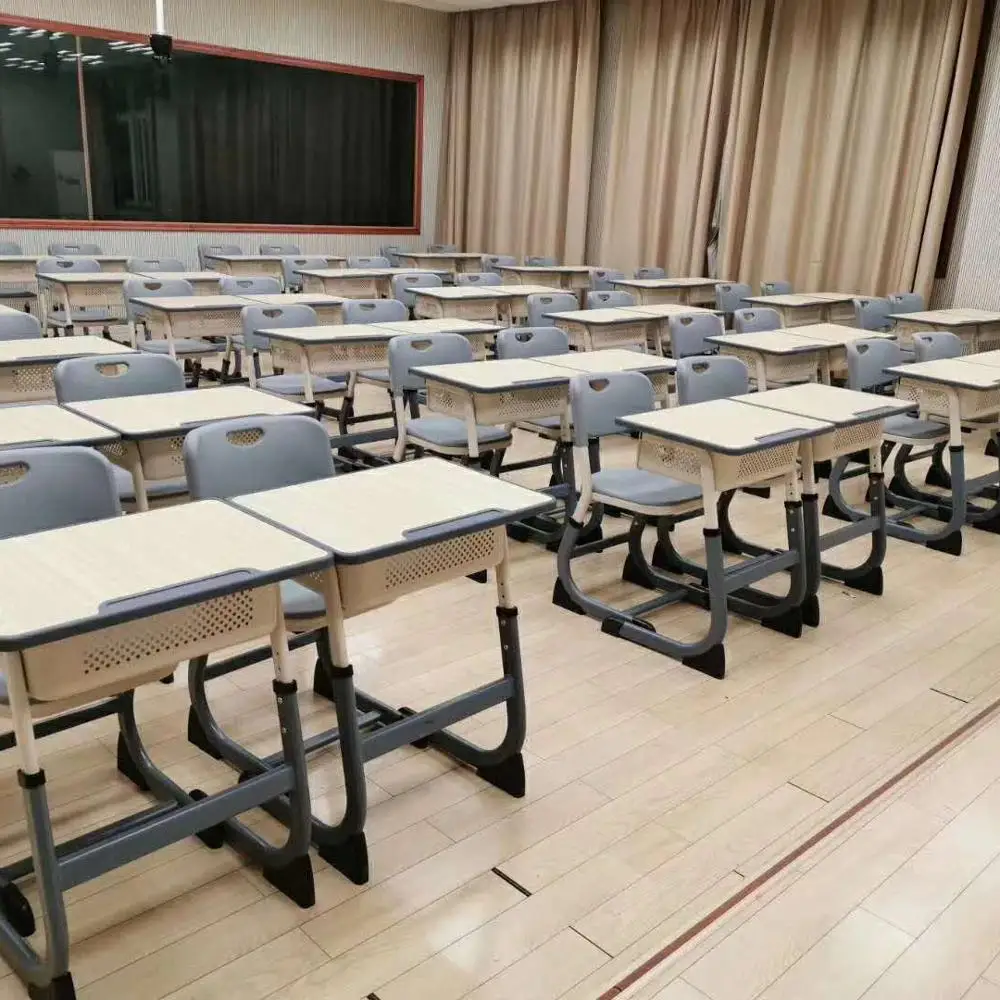 2020 popular school desk and chair stale student table and chair school furniture sets children furniture