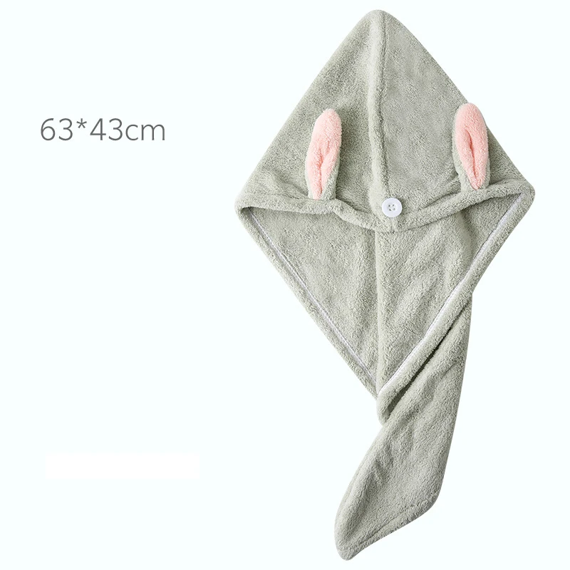 Hot Sale New Quick Dry Head Shower Cap Towel Hair Wrap Soft Microfibre Bath Turban