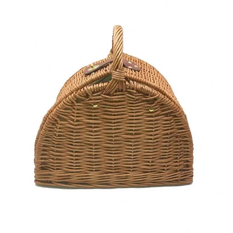 Rattan picnic blanket basket vietnam wicker basket
