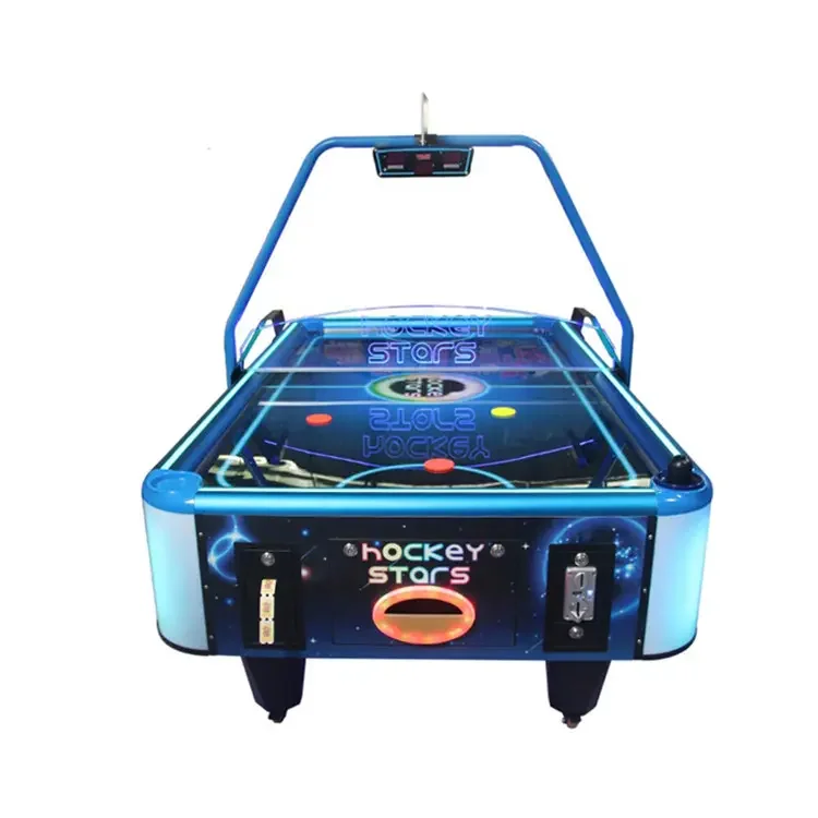 Indoor entertainment coin operated table air hockey game machine for kids park amusement center