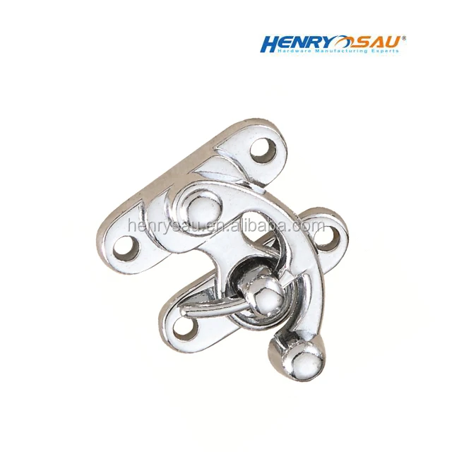 Popular Custom Zinc Alloy Swing Bag Clasp Lock Box Latch Closure For Chest Suitcase Swing Purse Latch Flip Locks for Wooden Box