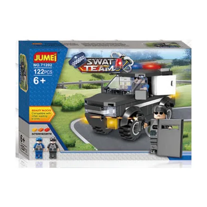 Игрушки «сделай сам», Пластиковые Игрушки для раннего развития swat, набор строительных блоков