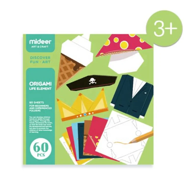 
Diy Interactive Origami Puzzle Toys 3d Animal Origami For Children 