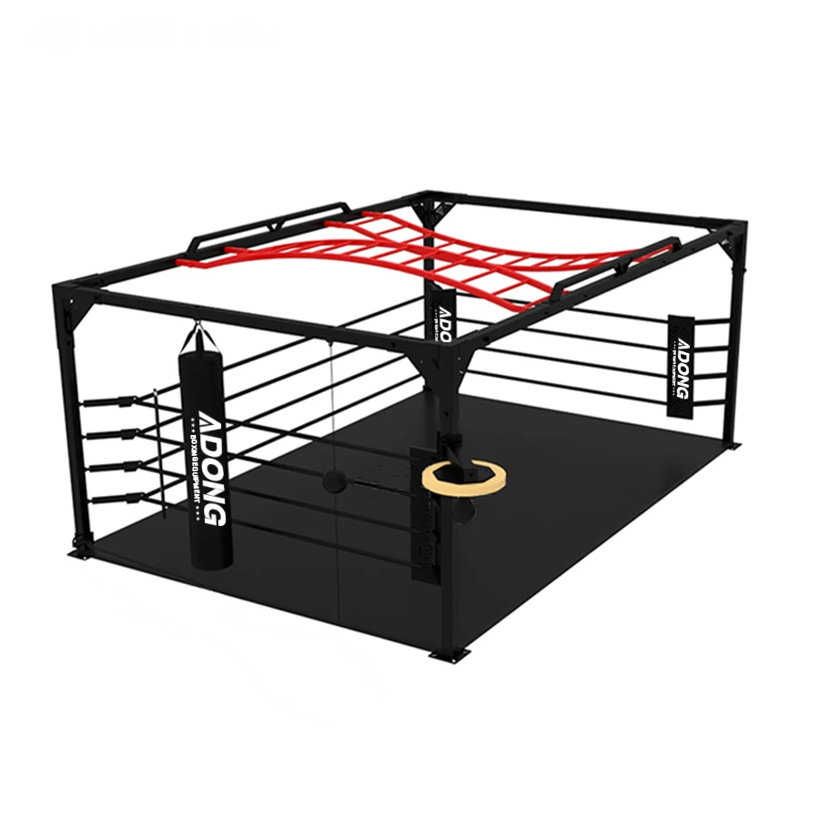 AIDONG boxing bag rack track system Integrated boxing ring