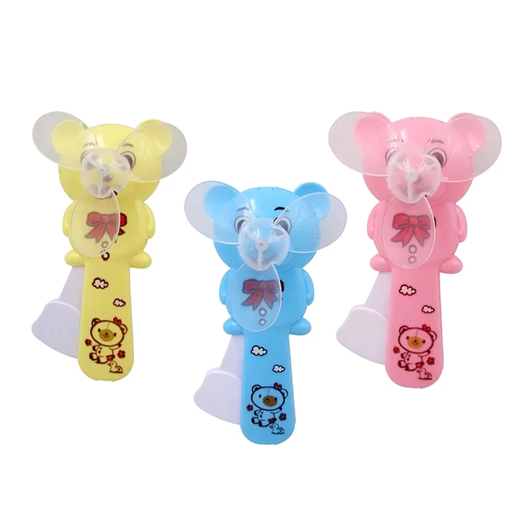 2022 Ready to Ship Popular Cartoon Summer Toy Mini Candy Summer Toys for Kids Mini Fan Toy for Kids