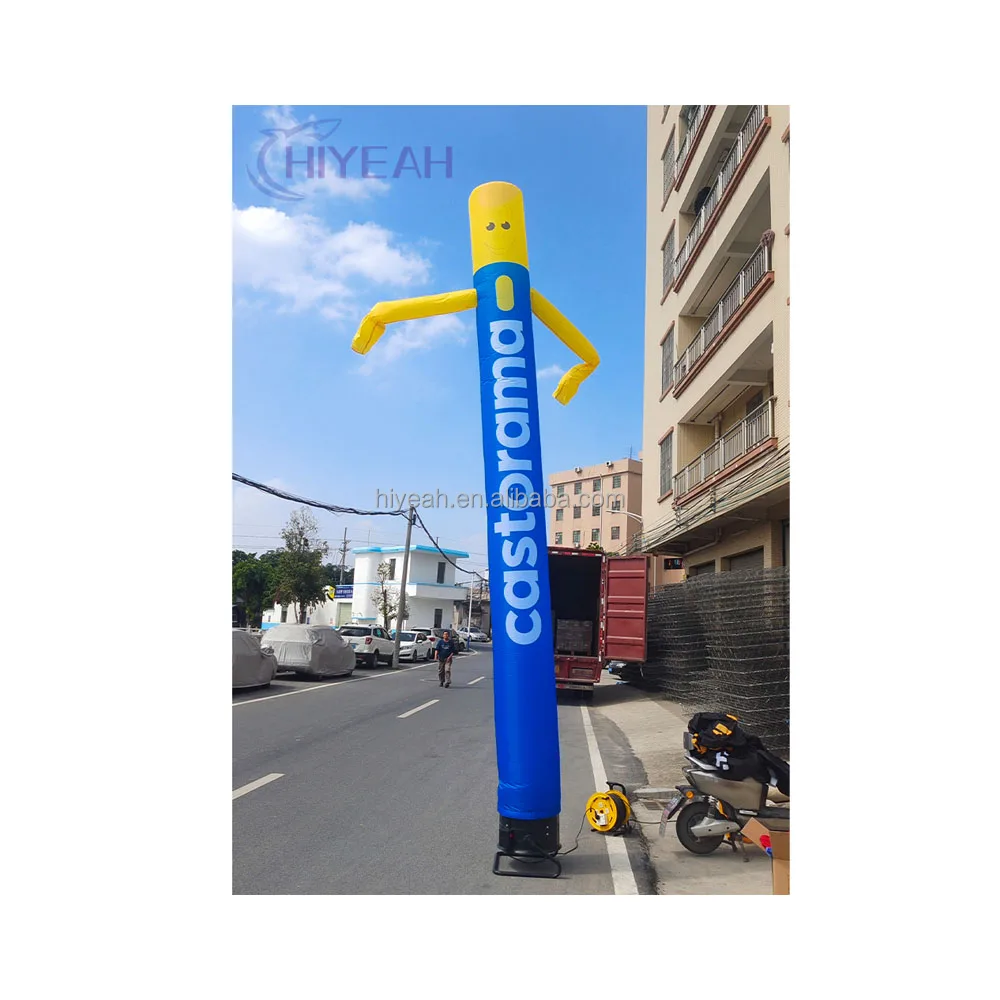 Customized Inflatable Sky Air Dancer Dancing Man With Blower For Advertising