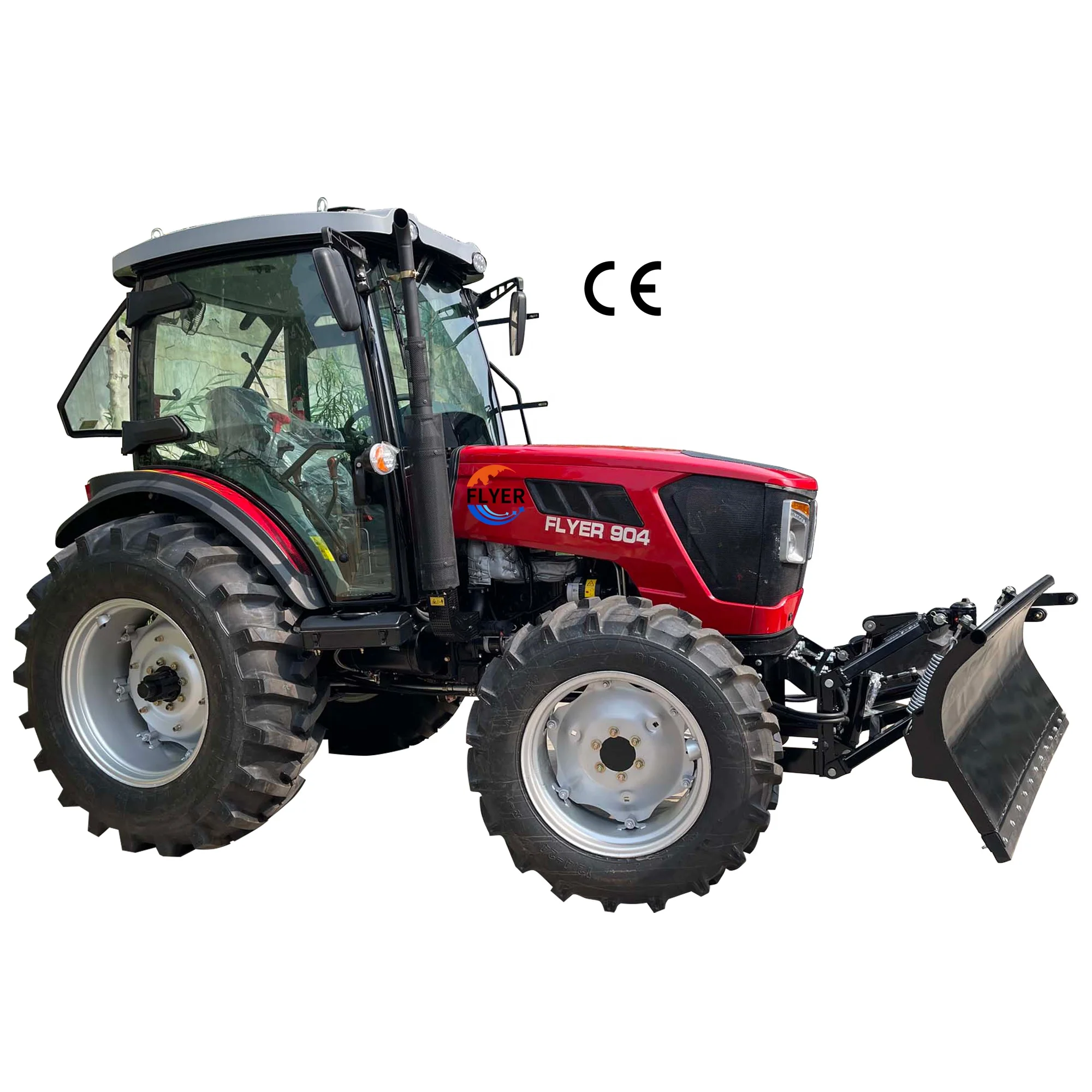 China mini dozer tractor 50hp front loader front dozer blade farm walking small farm tractor