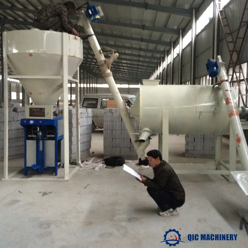 4-6t/h Ceramic Tile Adhesive Machine Wall Putty Making Machine Dry Mortar Mixer Machines