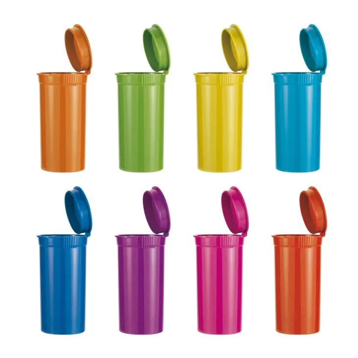 5D 6D 13D 19D 30D 60D 90D pop top medical vial plastic pill top squeeze bottle