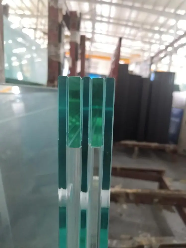 Australia UAE Dubai Use Laminated Glass Price 12.76mm 17.52mm Tempered laminated glass balcony railing