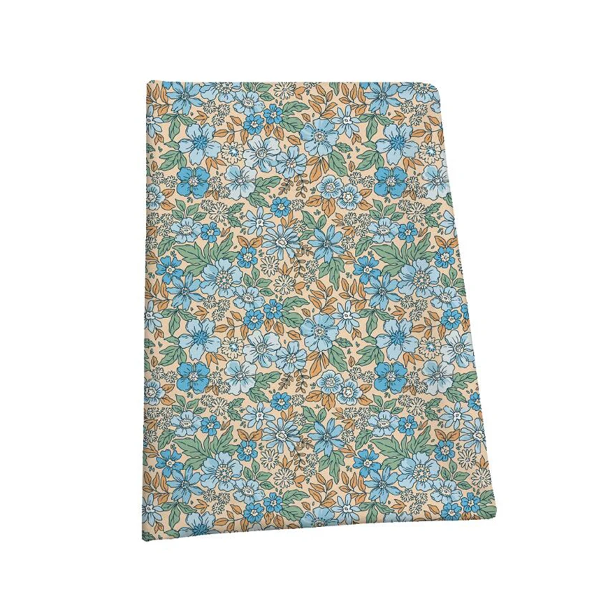 The factory outlet small flowers design thin cotton customize digital printing tana liberty fabric cotton lawn for clothing