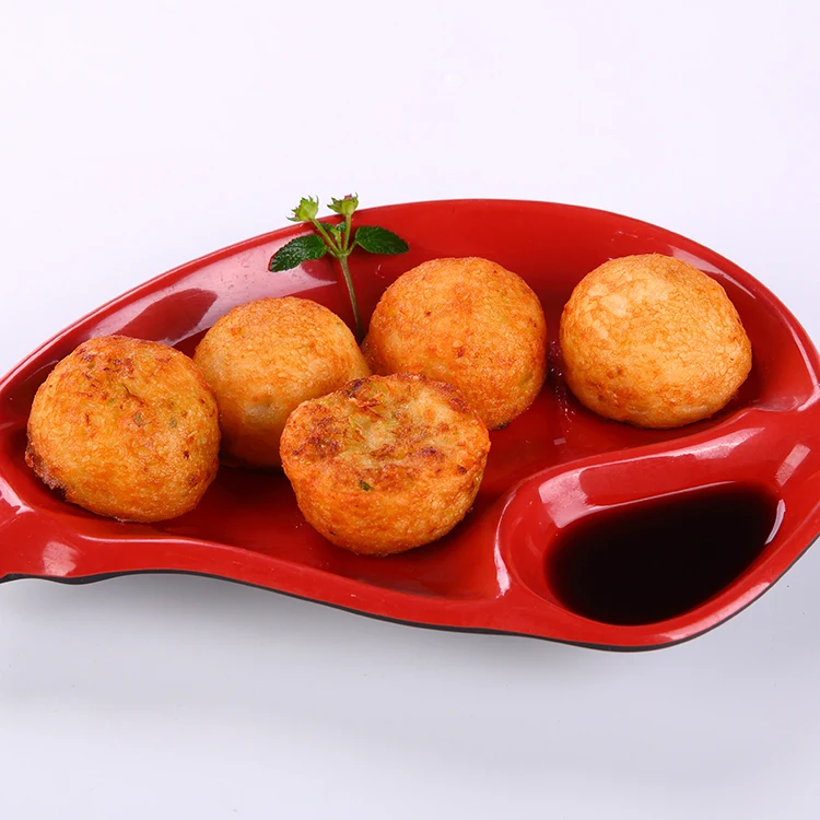 Здоровые замороженные жареные шарики осьминога вкусные японские такояки