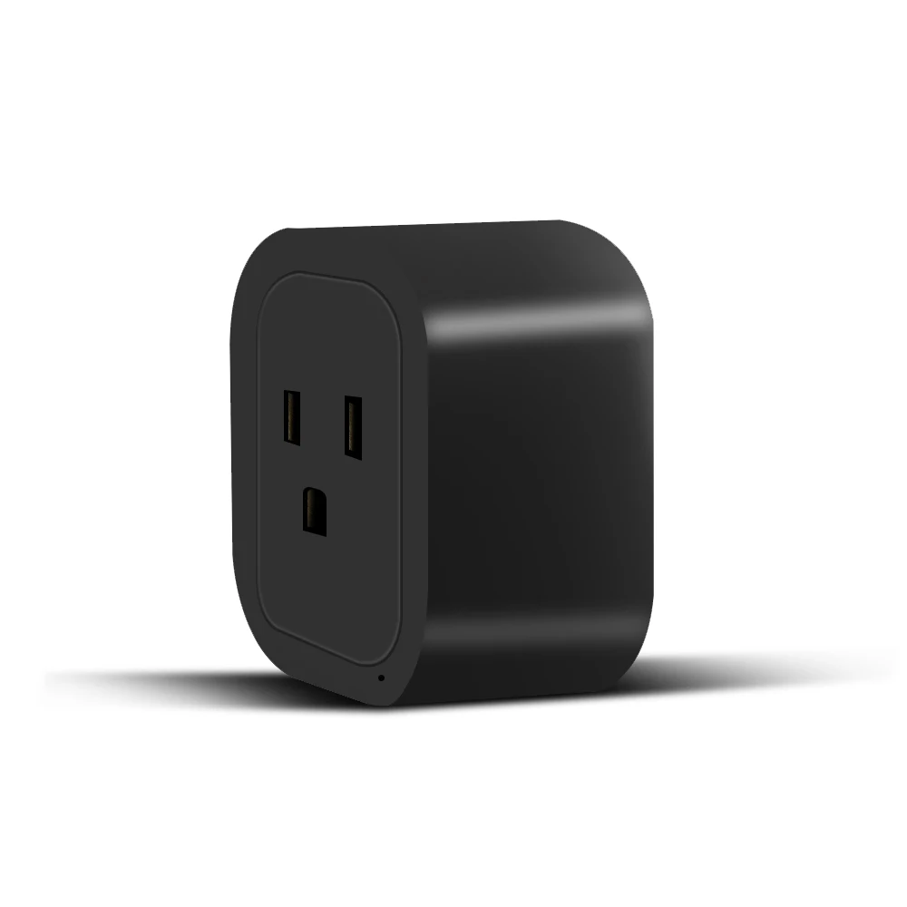 US 110V Smart Timer Switch Mini Power Outlet RF Control Wall Socket Wifi Smart Plug Power Adaptor