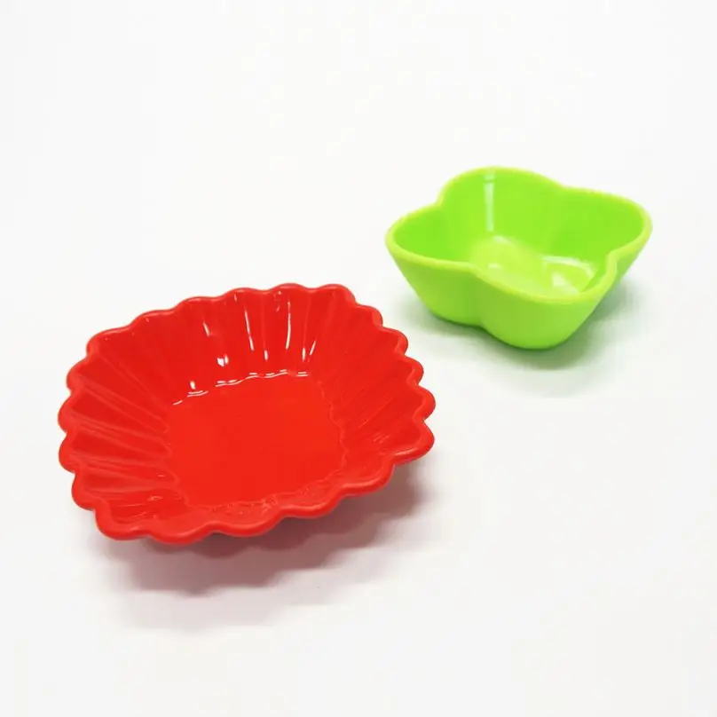 
Dinner Measure Place Mat Green Leaf Electric Heater Rubber Flexible Hot Silicone Fruit Plate 
