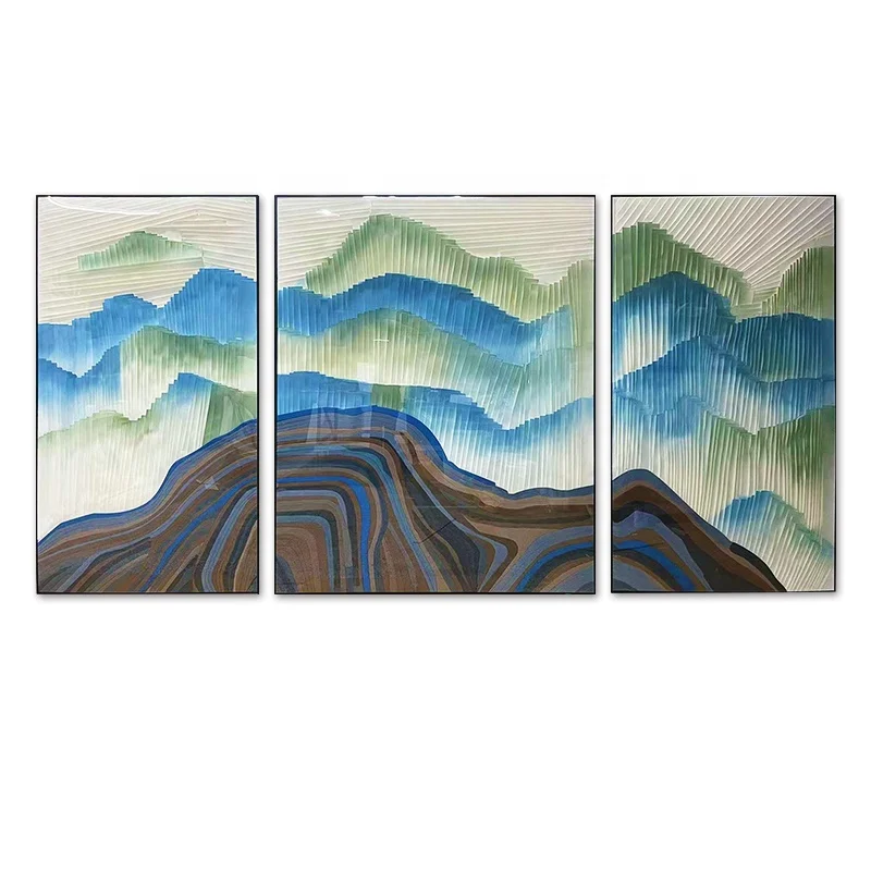 Оптовая продажа индивидуальные 3D бумажные ремесла Морден домашний декор абстрактное искусство картины ручной работы и настенные искусства