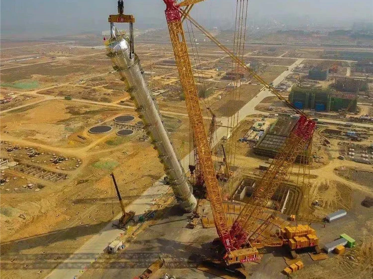 Высокопроизводительный китайский 85 тонн гусеничный кран XGC85 с максимальной высотой подъема 60 м для продажи