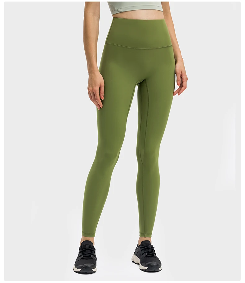 Новые штаны для йоги без переднего шва с высокой талией для тренажерного зала, фитнеса, тренировок, спортивные штаны, леггинсы для подтяжки ягодиц