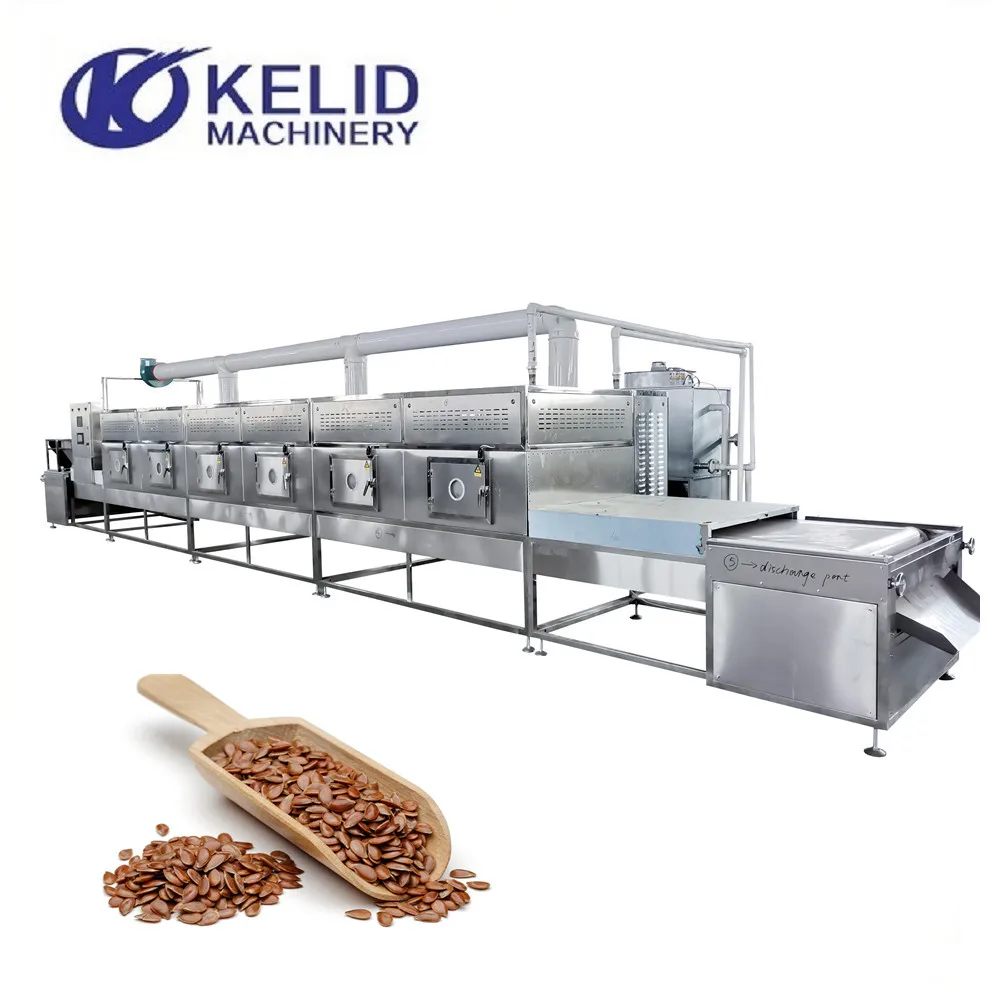 Microwave Sesame Quinoa Chia Seeds Drying Sterilization Machine Equipment