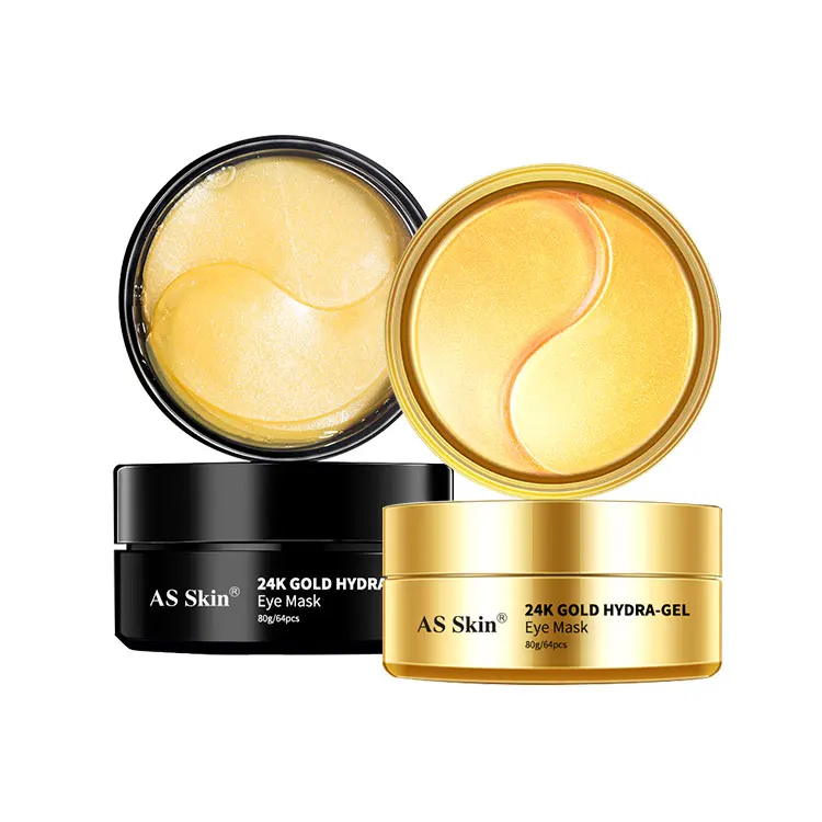 Частная торговая марка, Корея, органический коллаген под глазами, гелевые подушечки, оптовая продажа, веганские патчи, гидрогель, золотой 24 К, холодный гель под глазами
