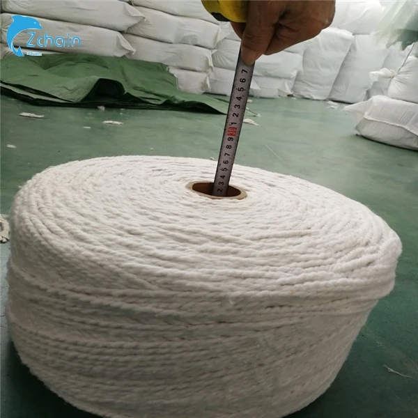 Free Sample China Recycled Cotton Mop Yarn 0.5s  White Color OE 35strands from Manufacturer