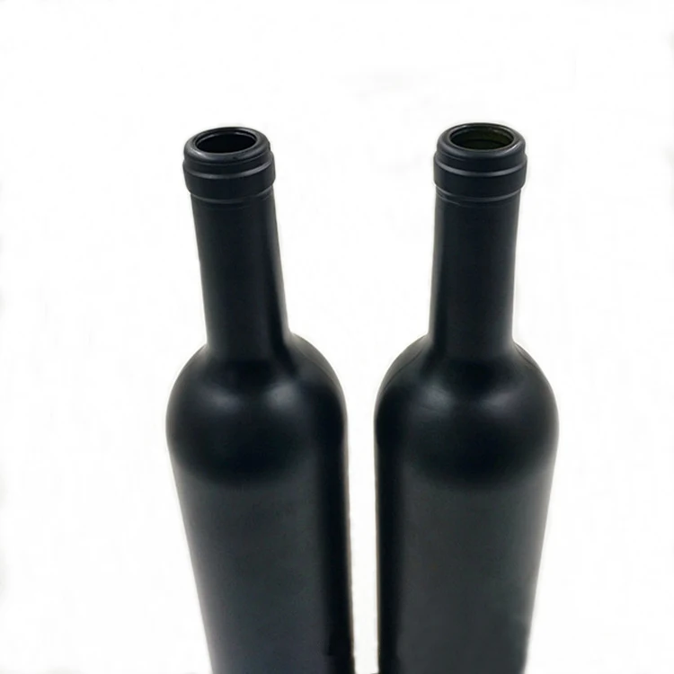 Wholesale 500ml Black Wine Glass Bottles Classic Black Red Wine Bottles