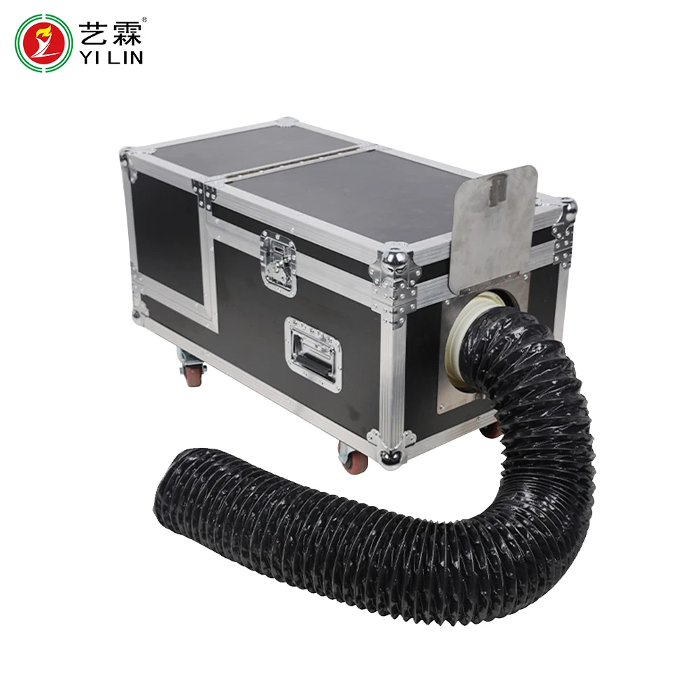 Stage Lighting 3000W Low Lying Water Fog Machine Base Dual Output Ground Smoke Machine For Stage Wedding Disco Party