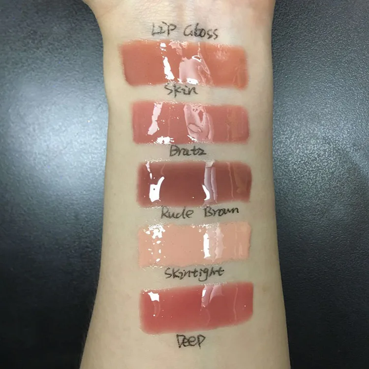 
50 pcs lipgloss plumper lipgloss shiny glitter shimmer plume lip gloss multi colors private label lip gloss 