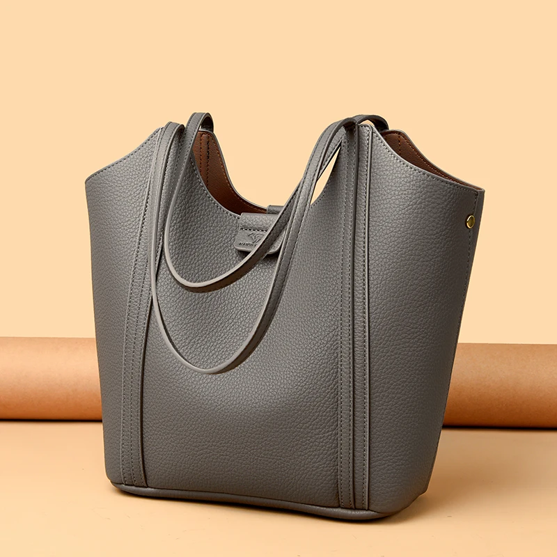 2025 NEW Wholesale Products Tote Bag Women Handbags Ladies Suitable Daily Fashion  Laptop Bag Large Soft PU Leather Bag
