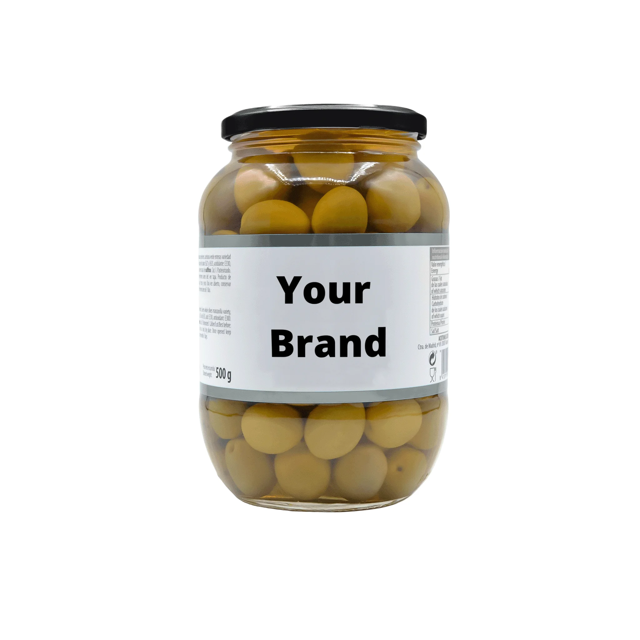 Made In Spain Highest Quality Delicious 835 Gr Private Label Offer Green Olive For Toppings And Salads