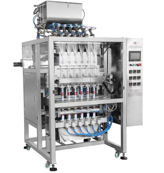 Full automatic high speed  small pocket filler machine for sauce/syrup/honey etc.