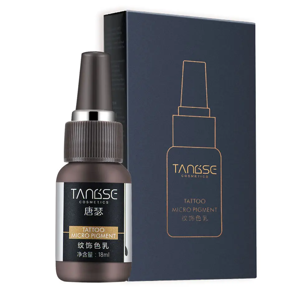 Wholesale Hot selling 18ml Microblading PMU Tattoo Pigments Permanent Makeup Color Pigment Plant Extract Tattoo Ink Manufacture