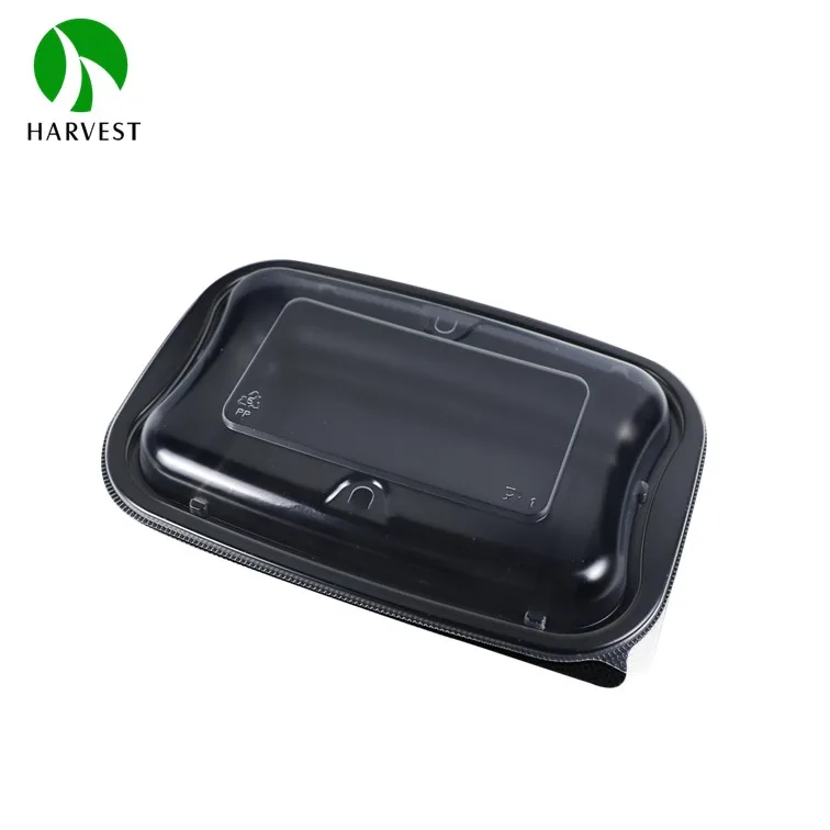 9x6 дюймов прямоугольный полипропиленовый одноразовый пластиковый контейнер для микроволновки
